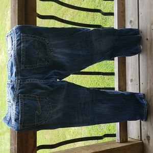 Mens Silver Gordie Jeans W38/L34